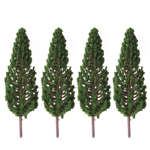 30St Groen Plastic Modelbomen Miniatuur Voor Scenery Decor