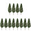 30St Groen Plastic Modelbomen Miniatuur Voor Scenery Decor 2
