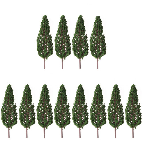 30St Groen Plastic Modelbomen Miniatuur Voor Scenery Decor 1