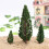 30St Groen Plastic Modelbomen Miniatuur Voor Scenery Decor 11