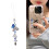Lanière de téléphone à perles interchangeables créatives, 2