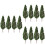 30St Groen Plastic Modelbomen Miniatuur Voor Scenery Decor 6
