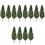 30St Groen Plastic Modelbomen Miniatuur Voor Scenery Decor 3