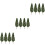 30St Groen Plastic Modelbomen Miniatuur Voor Scenery Decor 5