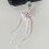 Sturdy Fabric Metal Charm Ballet Accessory Artistic Keychain 5