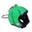Porte-clés moulé en forme d'animal amusant avec casque,-pastèque 1