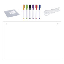 3Sets Helder Acryl Whiteboard Voor Kinderen En Kantoor Wandbevestiging