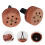 2St Auto Verspreider Bruin Aromatherapie Accessoire 8