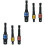 6St Impact Socket Bit Adapter Voor Boor Zwart Met Ontwerp 3