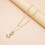 Multi Faceted Glass Necklace Creative Collarbone Chain Stylish 4