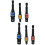 6St Impact Socket Bit Adapter Voor Boor Zwart Met Ontwerp 7