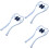 3Stk Multifunktionaler Nackenroller Massager Zur Im 6