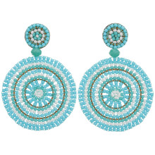 2Paare Frauen Ohrschmuck Bohemian Dunkelblaue Ohrhänger