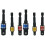 6St Impact Socket Bit Adapter Voor Boor Zwart Met Ontwerp 2