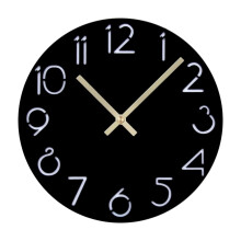 3Stk Leise Wanduhr Rund Ohne Für Wohnzimmer