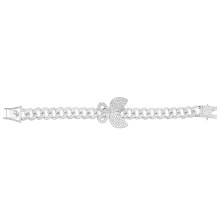 3Stk Silber Armkette Hip Hop Style Für Damen Herren Geschenk