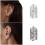 Halloween Not Piercing Earrings Modern-Gun black single 372 2