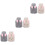 6Stk Plüsch Warmwasserbeutel Handwärmer Winter Gebrauch Beige Grau Set 5