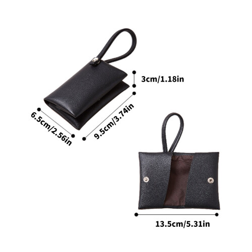 Minimalist Wall Mounted Leather Material Multi Purpose-Orange 1