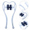 3Stk Multifunktionaler Nackenroller Massager Zur Im 10