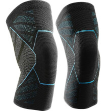 Kniebandage für verbesserte Gelenkstabilität, Kompressions-Knieschoner mit Patellapolster, verstärktes Design für stabilen Druck und