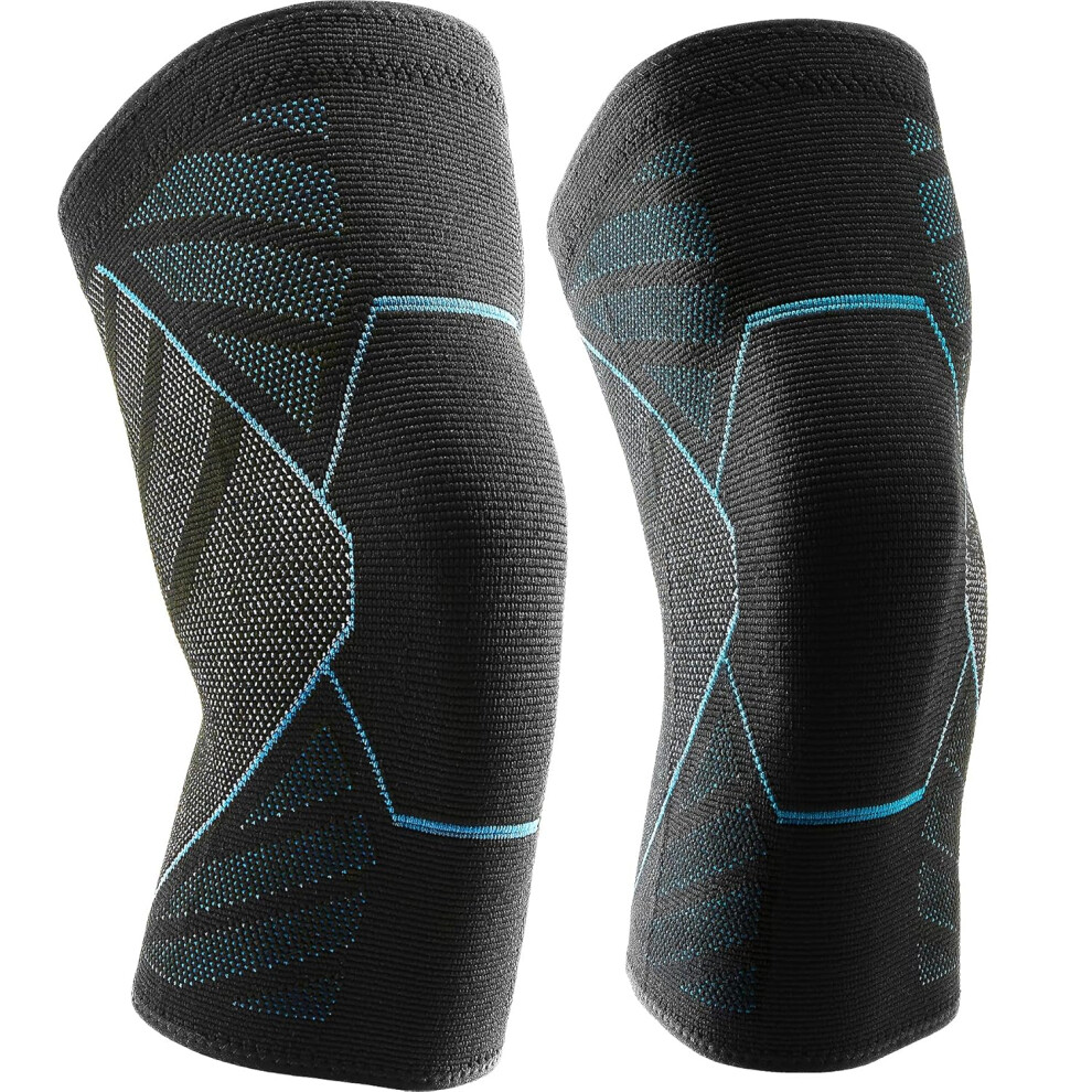 Knee Brace for Enhanced Joint Stability, Compression Knee Sleeve with Patella Pad, Reinforced Design for Stable Pressure & Muscle Support