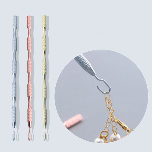 3 Pack Bracelet Clasp Aid Tool Effortless Self Attachment-Gold 1