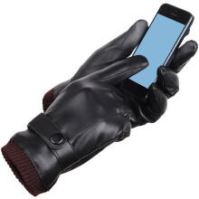 Winterhandschuhe aus Leder, Touchscreen-kompatibel, perfekt für Damen und Herren, wasserdichte Oberschicht, atmungsaktives, feuchtigkeitsableitendes
