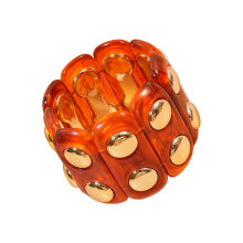 Kleurkwaliteit Rosin Ellipsoïdale Bangle Flexibel-Diepe koffie