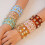 Modifiable Topological Bangle Traditional Color Grade Plan-Pink 5