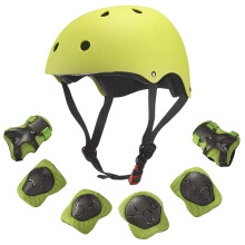 Multisport-Schutzausrüstungsset für Kleinkinder, robuste PVC-Schalenpolster mit verstellbarem Kinderfahrradhelm, belüfteter Kinderhelm für