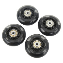 Innovative Skating, 63mm High Rebound Urethane Wheels, Abec Bearings Precision For Cool Stylish Indoor Adventures (4Pcs)