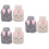 6Stk Plüsch Warmwasserbeutel Handwärmer Winter Gebrauch Beige Grau Set 7