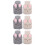 6Stk Plüsch Warmwasserbeutel Handwärmer Winter Gebrauch Beige Grau Set 8