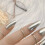 Gothic Designs Silver Mechanical Rings for Roleplay and Everyday 4
