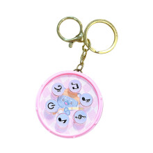 Electronic Animal Beat Keychain Decoration with Portable-Pink