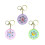 Porte-clés Mini tambour interactif, battement d'animaux,-Vert 2