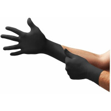 Disposable Nitrile Gloves, Black, Xl, Robust Mechanical Properties, Powder Free For Unmatched Versatility And Performance In Various Industries