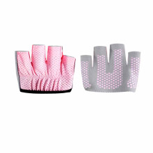 Luvas de fitness respiráveis de meio dedo, com design em gel antiderrapante que garante aderência em condições de piso molhado ou suado. Luvas de