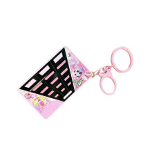 ABS Piano Rhythm Keychain Portable Music Toy for Kids-Pink