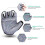 Workout Gloves, Bone-Protective Design, Breathable Design, For Gym Enthusiasts 6