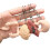 Intricately Designed Alloy Keyring Symbolizing Inner Strength 6