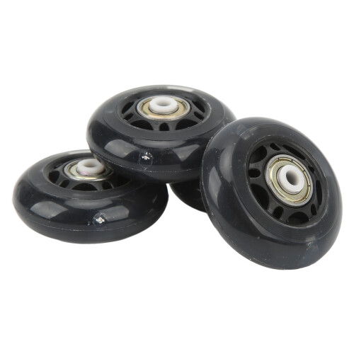 Roller's Delight, LED Inline Wheels 63mm Centrifugal Force Powered, Sturdy Material For Smooth Comfortable Indoor Skateboard Experience (4Pcs) 2