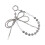 Creative Beaded Phone Strap Pendant Chain With Double Accent-71 1