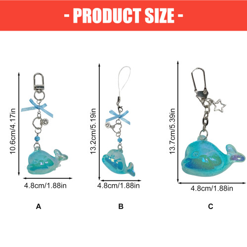 Trendy Whale Beaded Chain Accessory for Girls-C 2