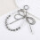 Creative Beaded Phone Strap Pendant Chain With Double Accent-71 7