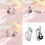 Rocker Styles Ear Jewelry Guitar Note Pattern Comfort-copper 2