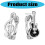 Rocker Styles Ear Jewelry Guitar Note Pattern Comfort-copper 3