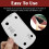 Hook And Loop Sanding Sheets, Multi-Sanders Compatibility For Wide Application, Aluminium Oxide Abrasive Sandpapers, Universal Suitable, Dust 4
