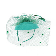 2Stk Beret Haarschmuck Braut Vintage Haarkranz Komfortabel